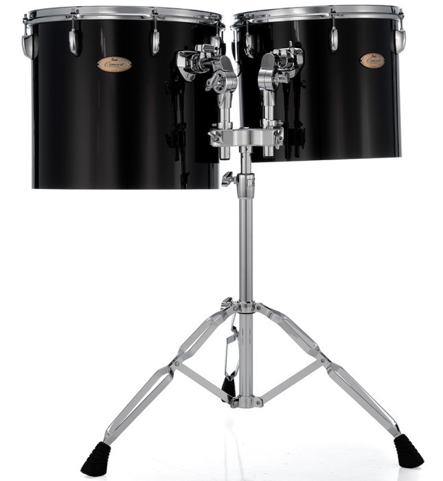 Pearl PTE1314.046 Concert Series Toms 13”+14” - Midnight Black