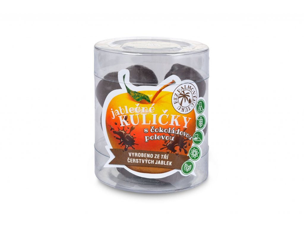 Natural Jihlava KULICKY jablečné čoko vegan 100g 100g