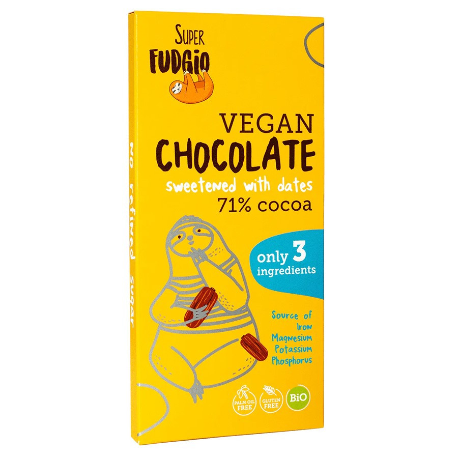 BIOLIENKA COKOLADA Fudgio 71% vegan BIO 80g 80g