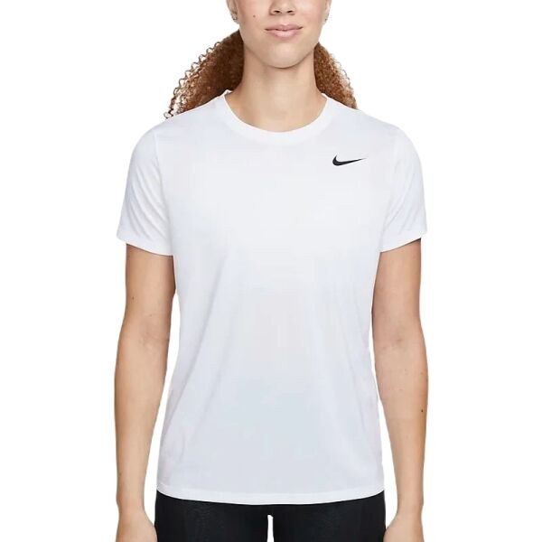 Nike DRI-FIT Dámské tréninkové tričko, bílá, velikost