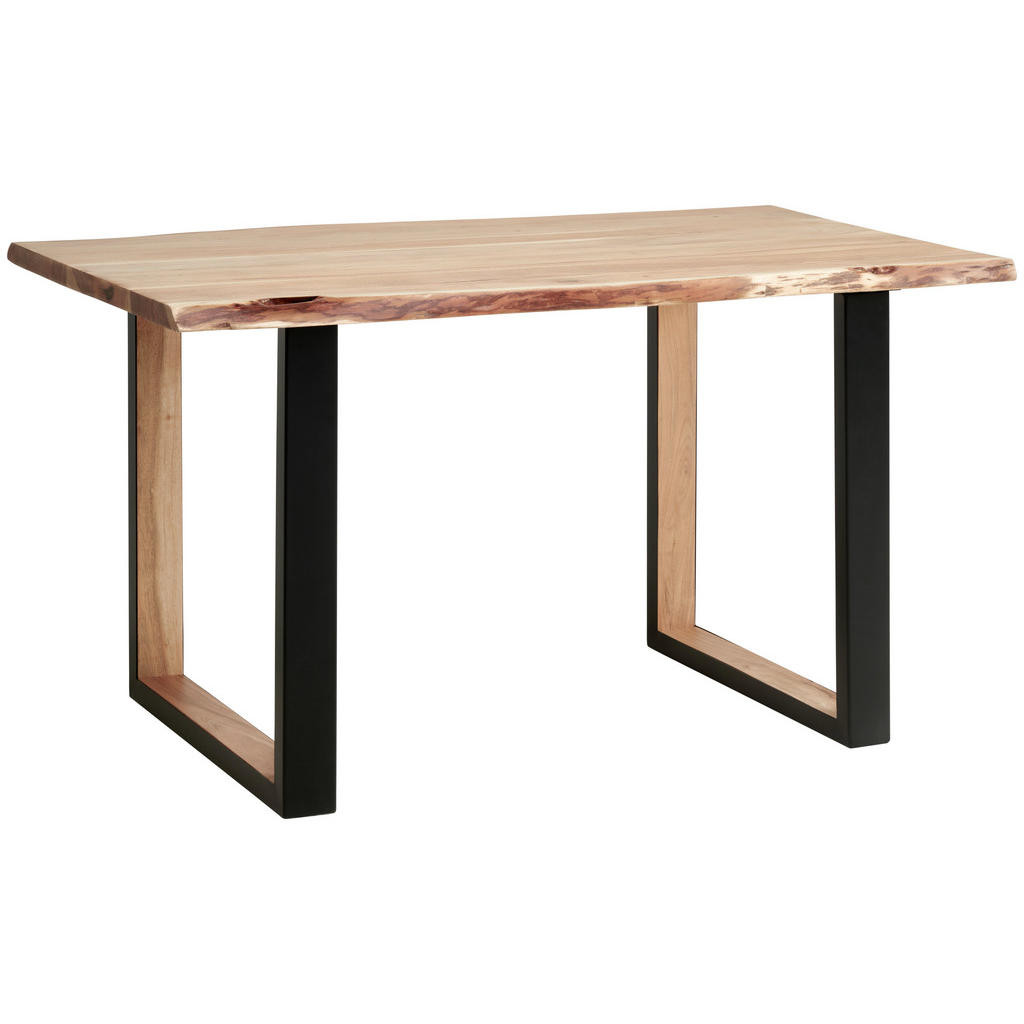 Livetastic JÍDELNÍ STŮL, tvrdé dřevo, akácie, černá, barvy akácie, 160/76/90 cm