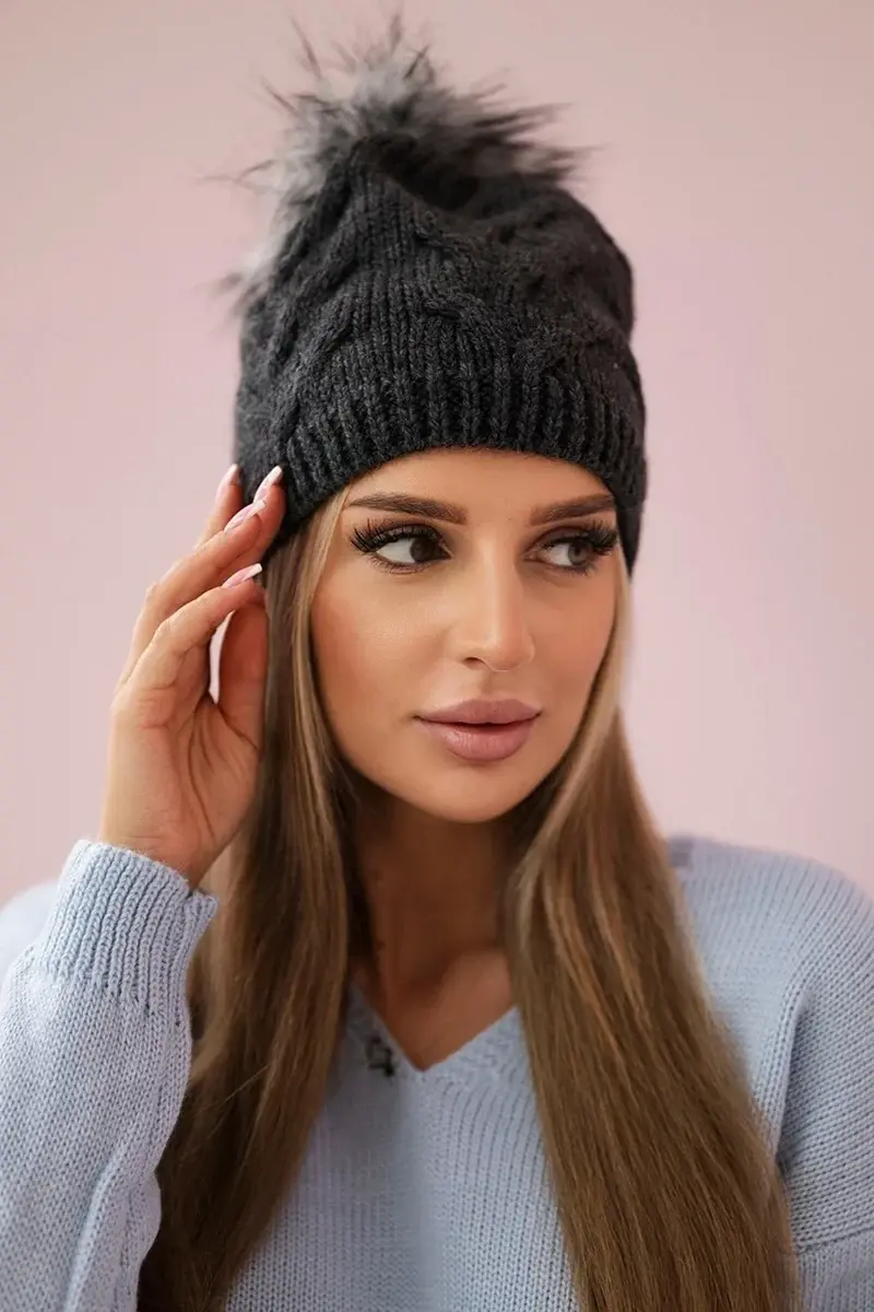 Kesi Čepice s fleecem Ela K242 graphite