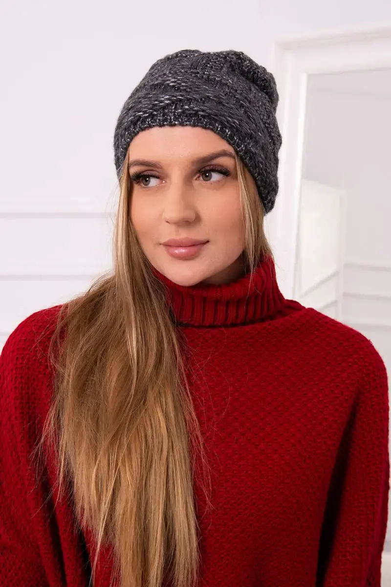 Kesi Fleecová čepice Edyta K298 graphite