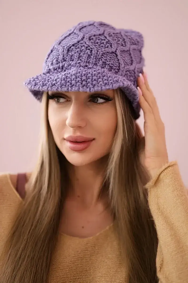 Kesi Roma Bis fleecová čepice K235 fialová