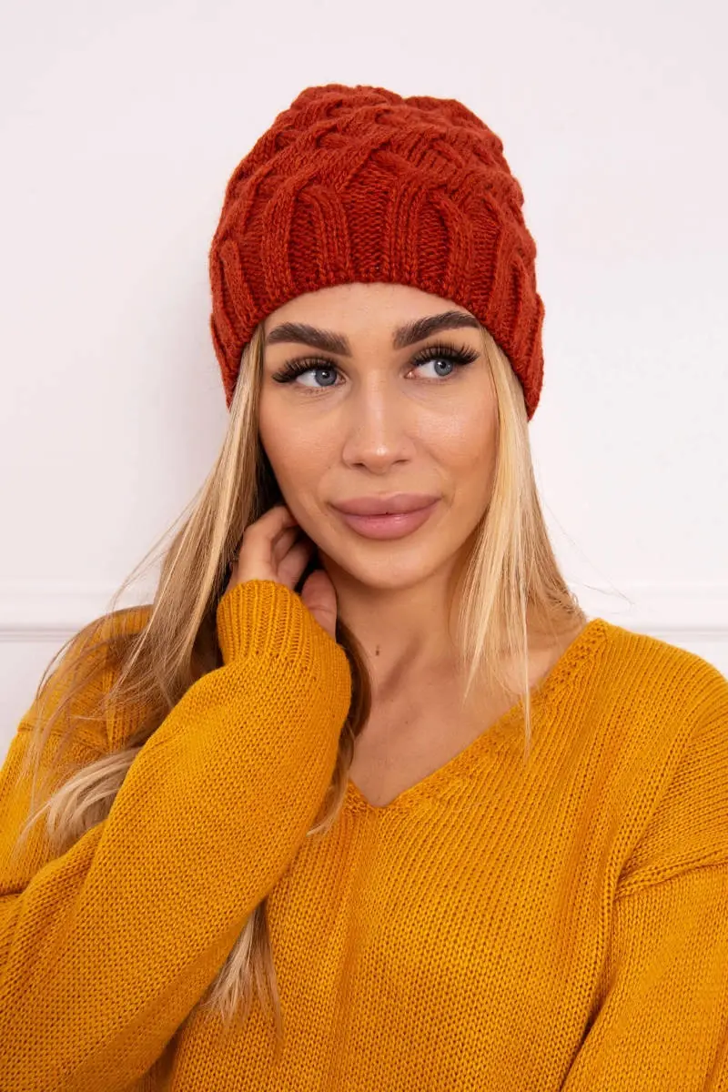 Kesi Fleecová čepice Agnes K239 červená