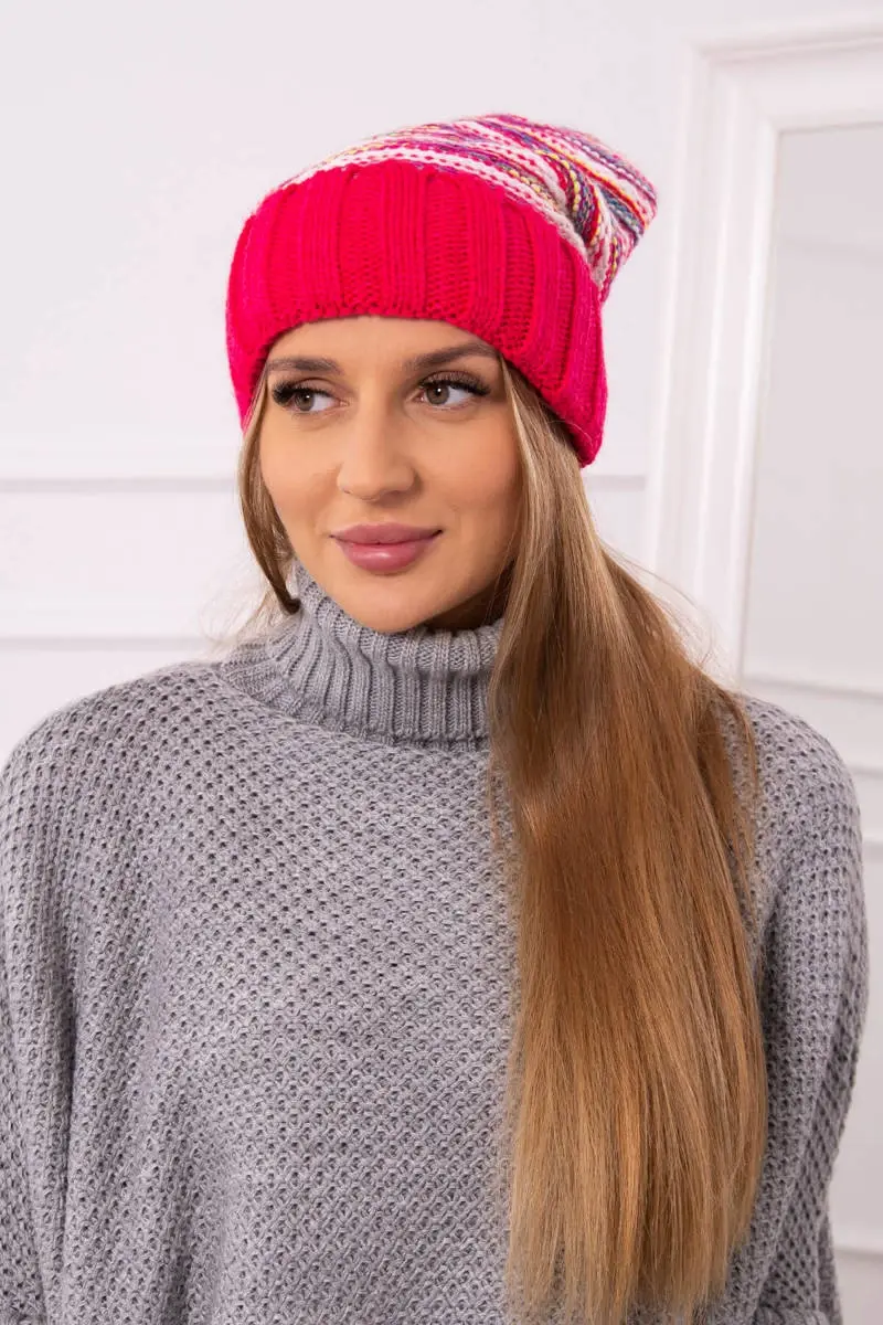 Kesi Dámská čepice Feba K330 pink neon