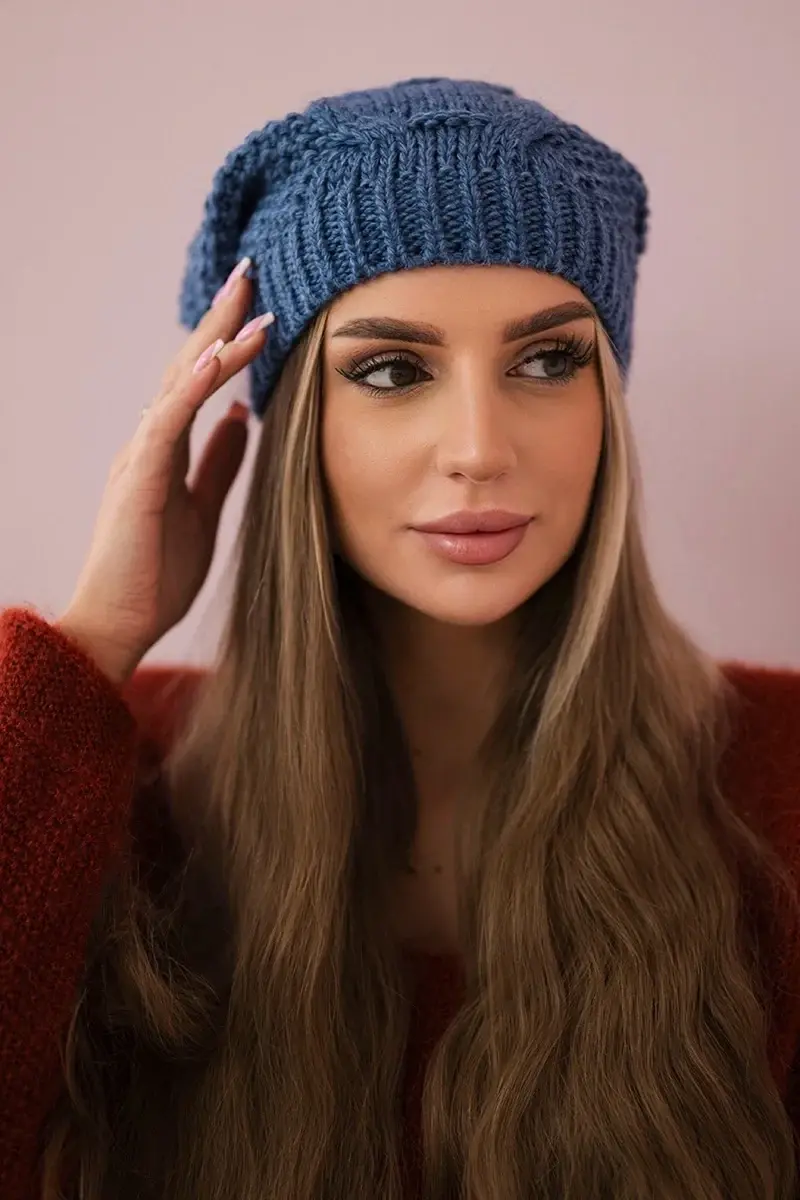 Kesi Sandra K210 denimová fleecová čepice