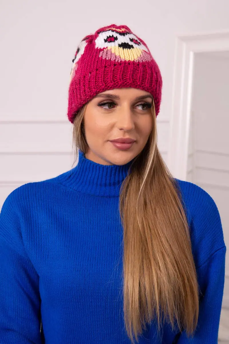 Kesi Dámská čepice Ofelia K349 fuchsiová