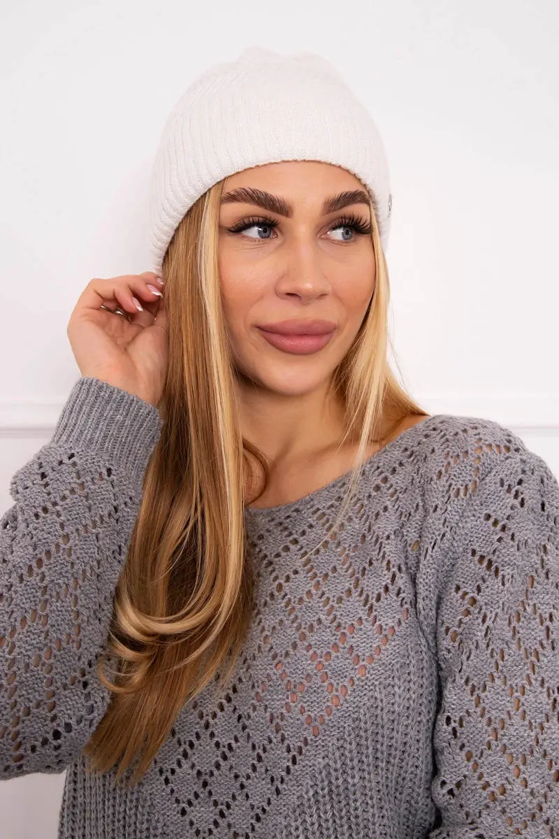 Kesi Tenká čepice Oliwia K252 ecru