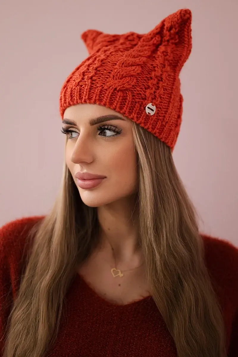 Kesi Rabbid fleecová čepice K237 červená