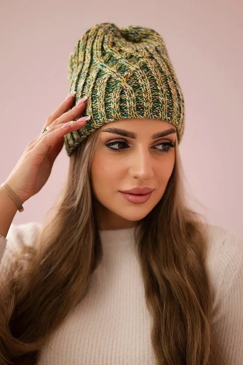 Kesi Merry K225 fleecová čepice kiwi+green