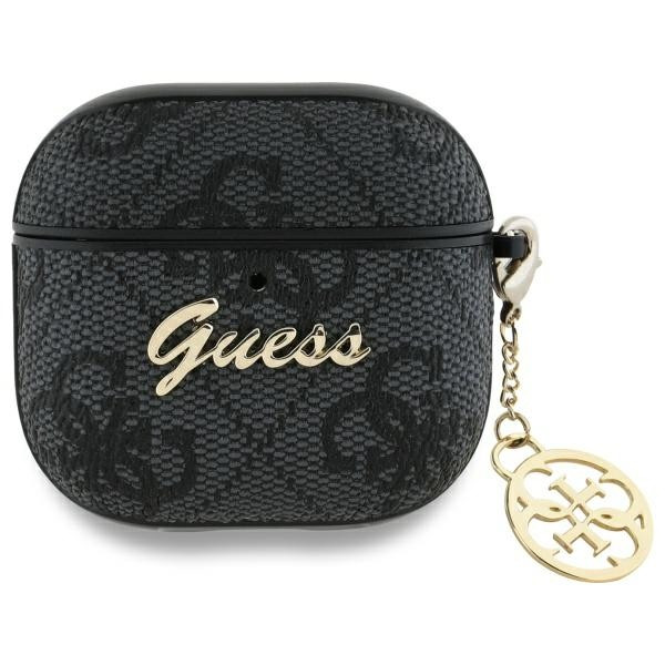 Guess GUA4G4GSMK kryt AirPods 4 black/black 4G Charm Collection