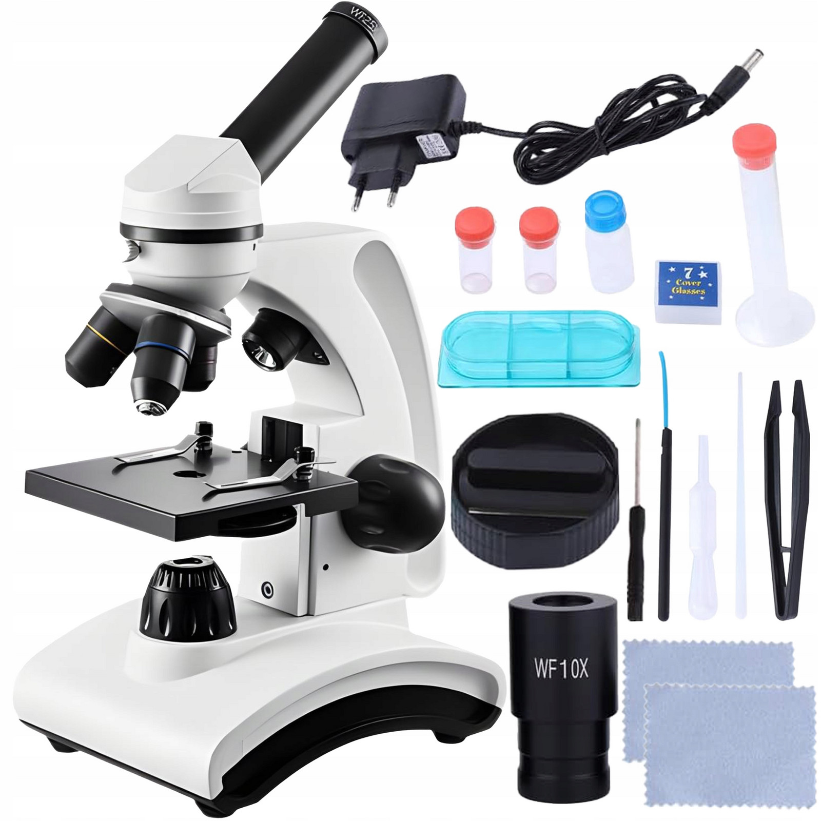 Mikroskop Renew Force SD507 Mikro Makro 40-640X Vědecký Školní Vzdělávací