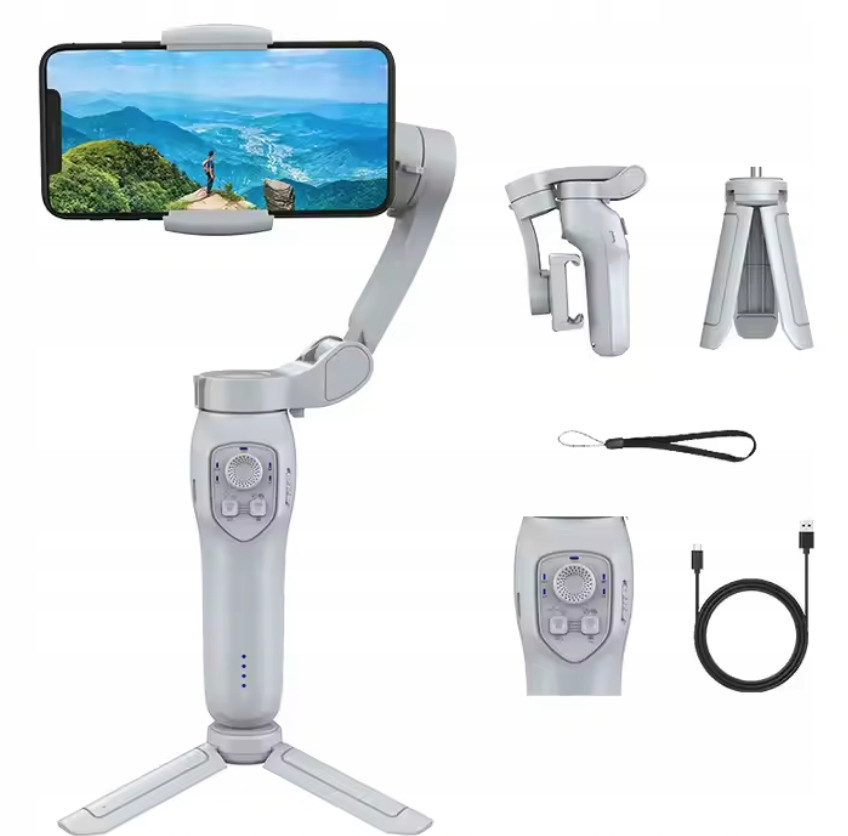 Profesionální Ruční Stabilizátor Gimbal Pro Fotoaparát 3 axiální