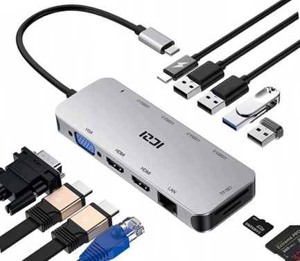 Levná Dokovací Stanice Pro propojení monitoru Notebooku Asus usbc Nabíjí