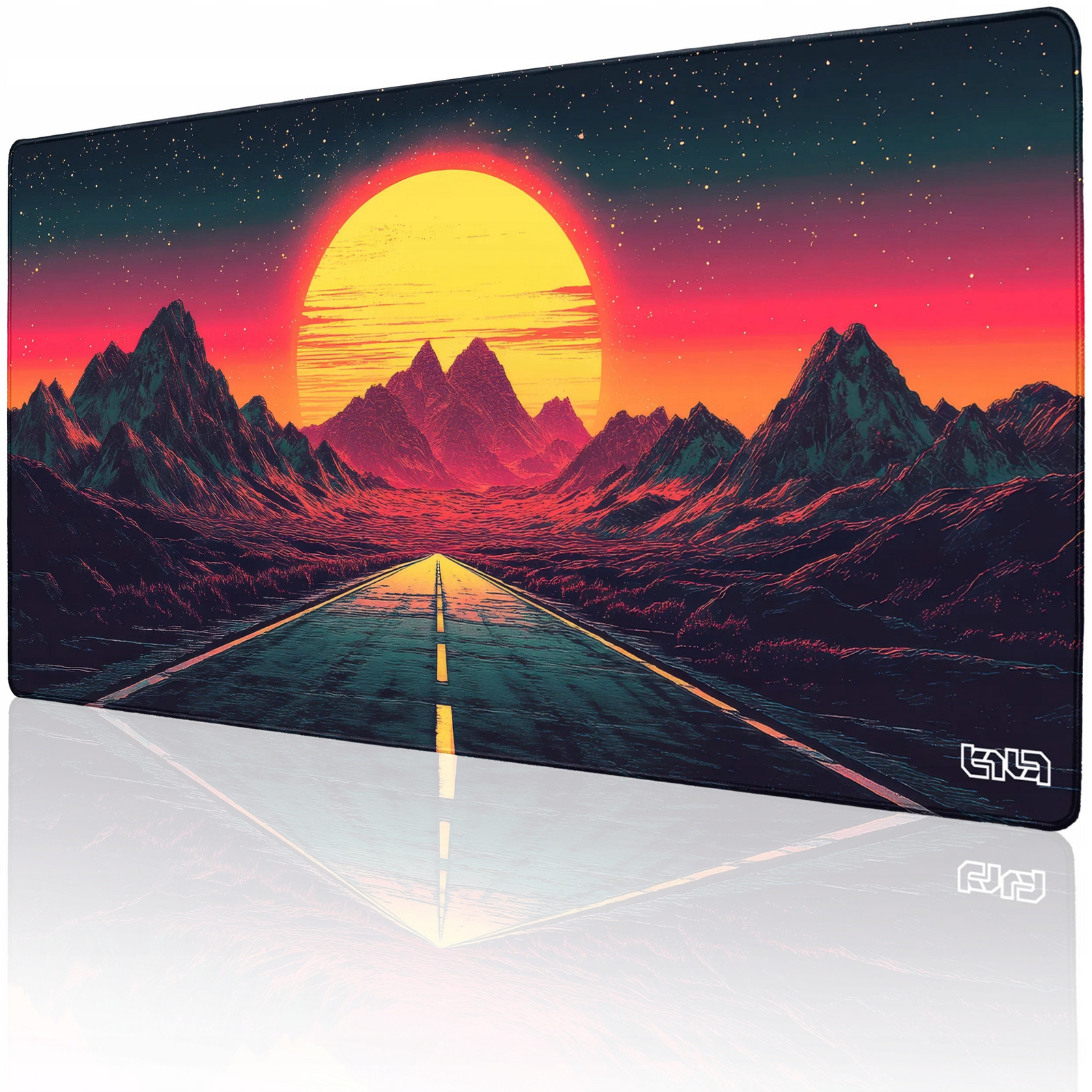 Herní Podložka Pod Myš Night Drive 100x50 Tilt Protiskluzová