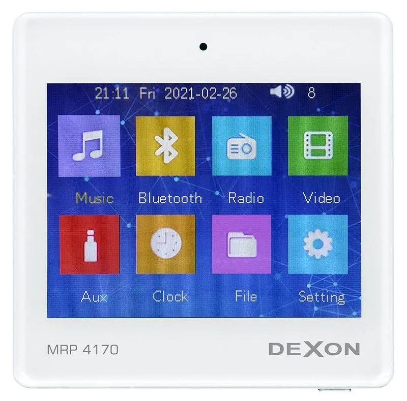 Dexon Mrp 4170 nástěnný přehrávač se zesilovačem s Ip ochranou