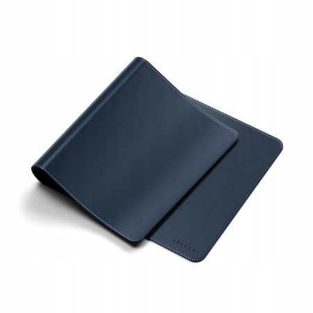 Satechi Desk Mat velká podložka na psací stůl z veganské kůže 68x31 (blue)