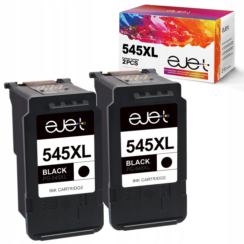 Ejet inkousty pro Canon PG545xl iP2850 MG2450 2455 2550 2950 TS3350 TS3450 3351