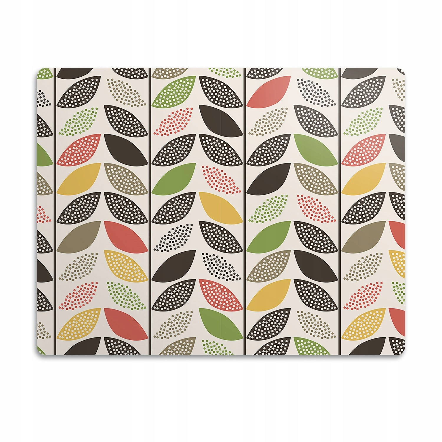 Podložka pod misku Barevné lístky stonek 60x40cm