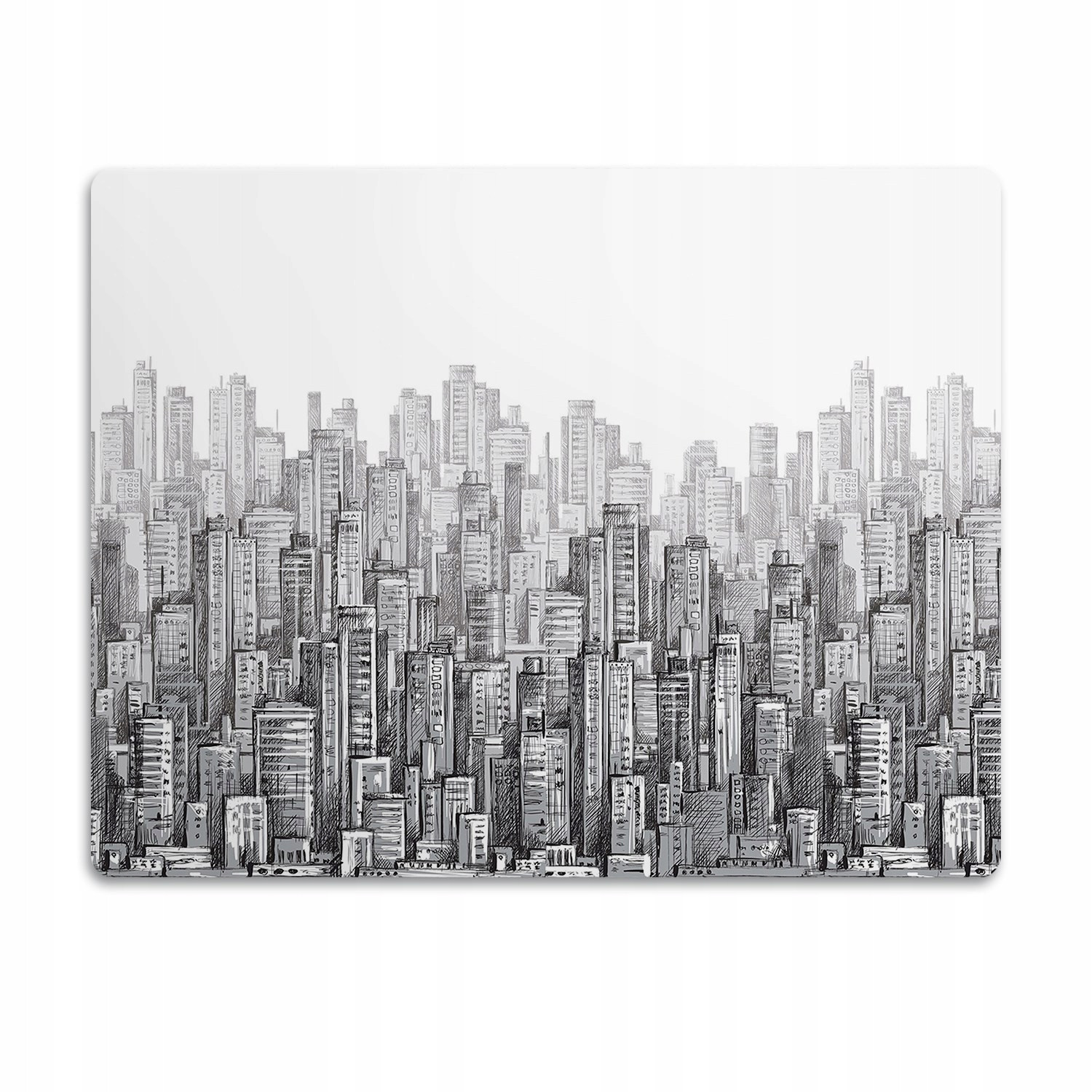 Ochranná podložka pod misku Černo -bílé město 60x40