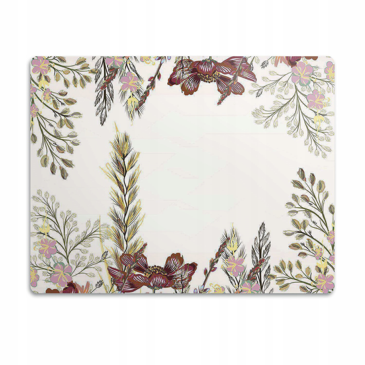 Ochranná podložka pod misky Polní květiny rám 60x40 cm