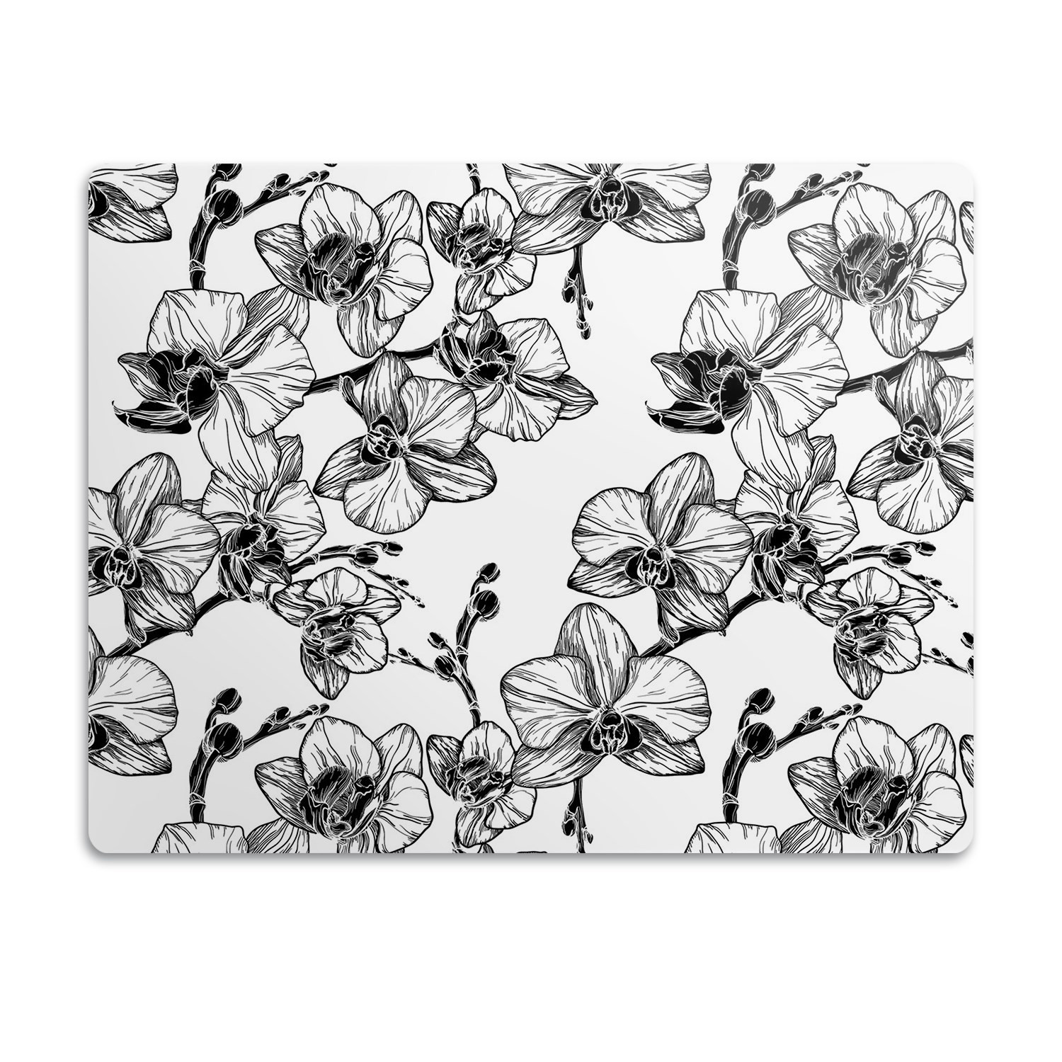 Ochranná podložka pod záchod pro kočky Orchideje 60x40cm