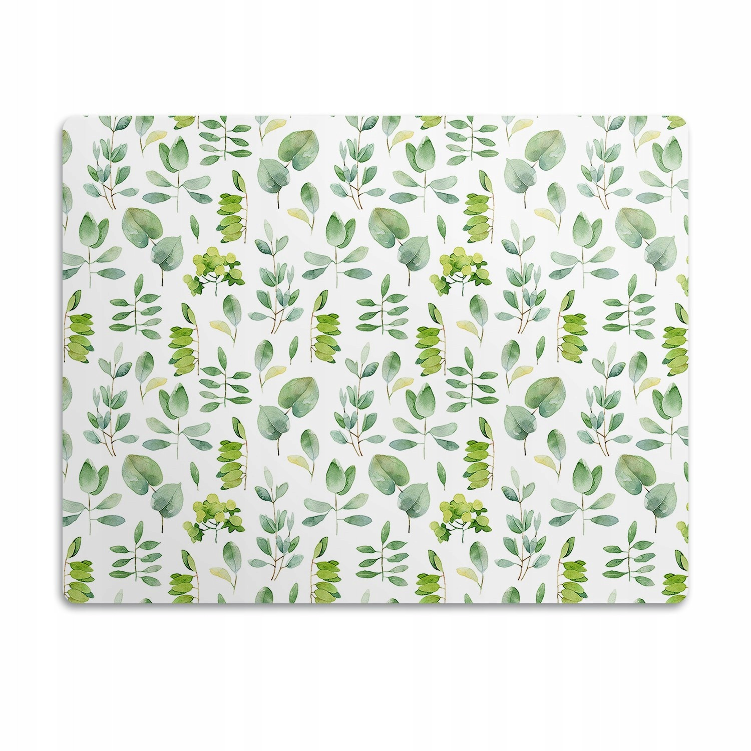 Podložka pro psa pod misku Zelené listy 60x40cm