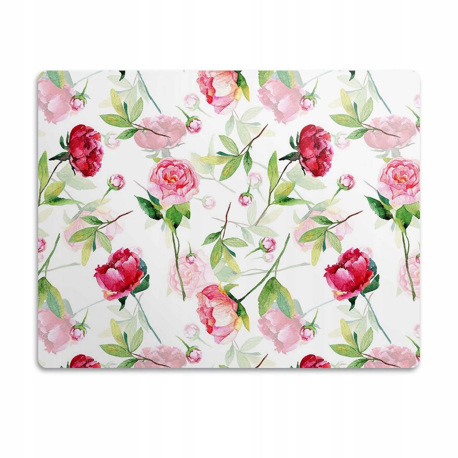 Podložka pro kočky psa pod misky Růžové květy 60x40 cm