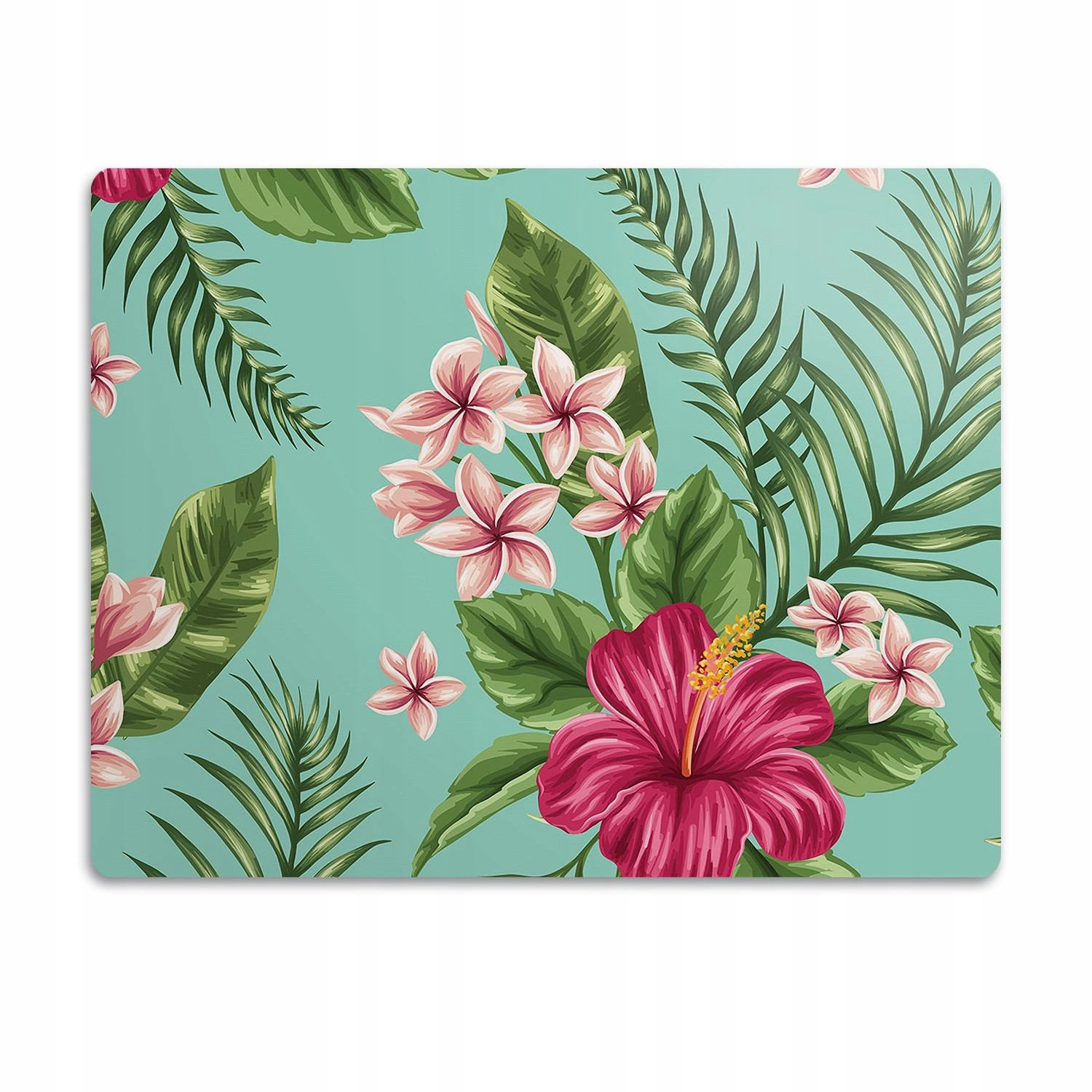 Podložka pro psa pod misku Exotické květiny 60x40 cm