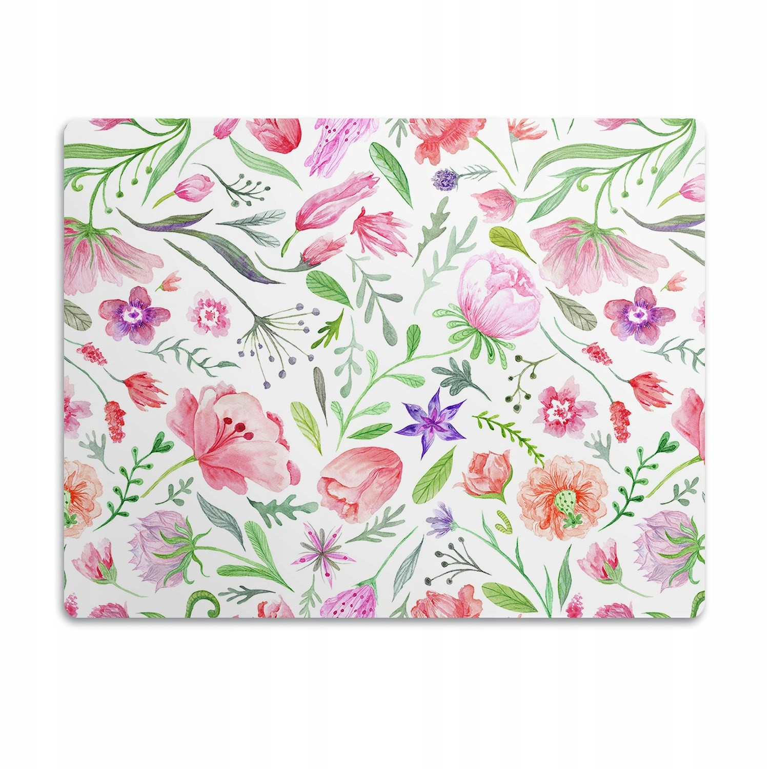 Voděodolná podložka pod misku Jarní květiny 60x40cm