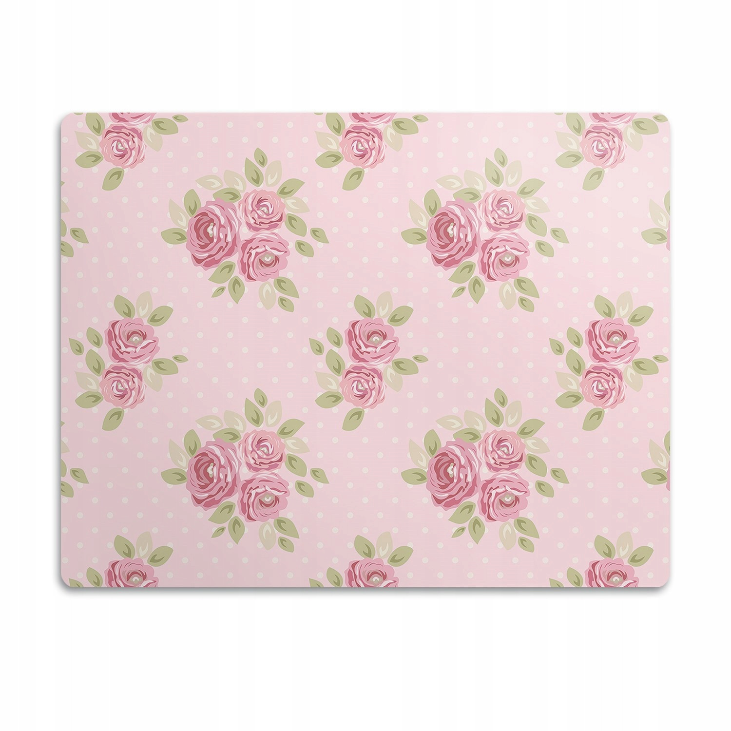 Podložka pod misku pro psa kočku Růžová kytice 60x40 cm