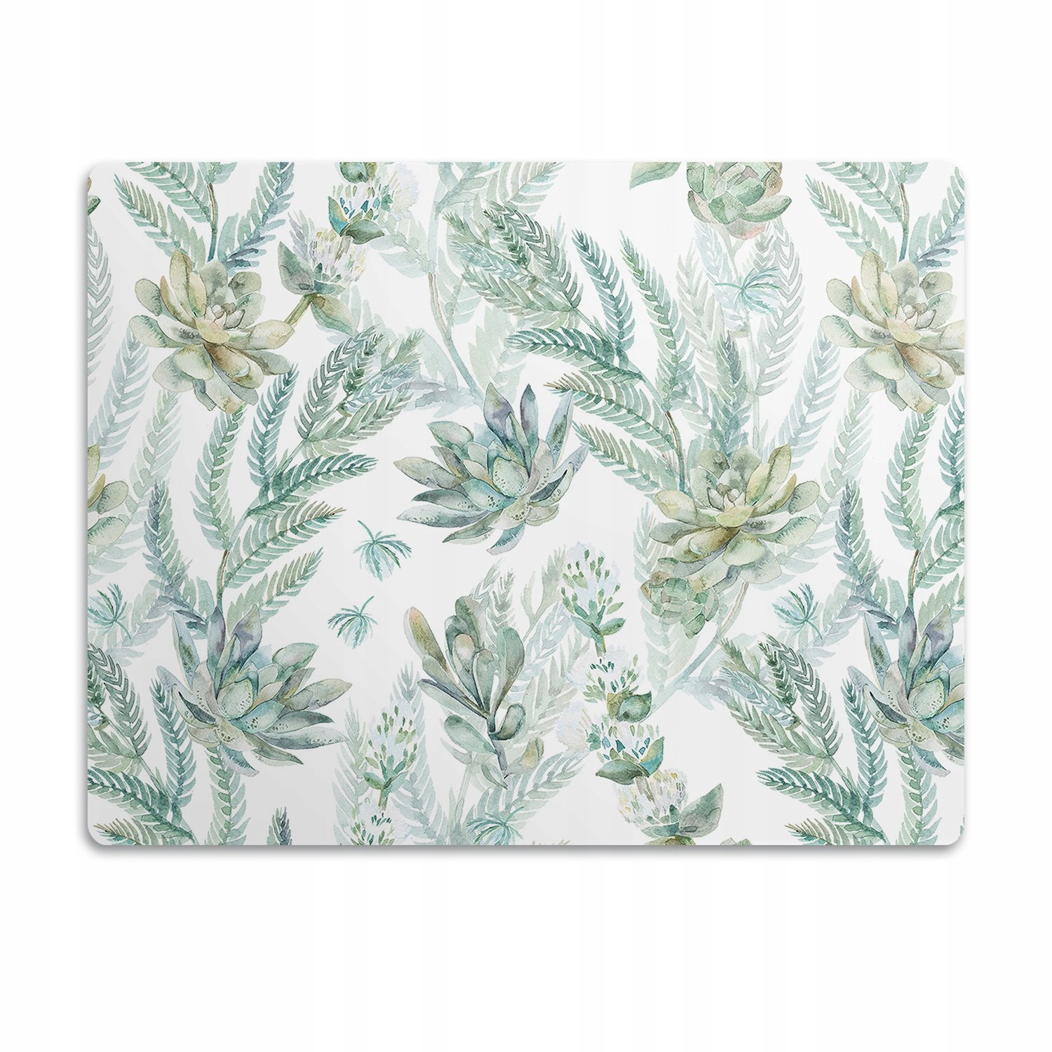 Ochranná podložka pod misky Malované rostliny 60x40 cm