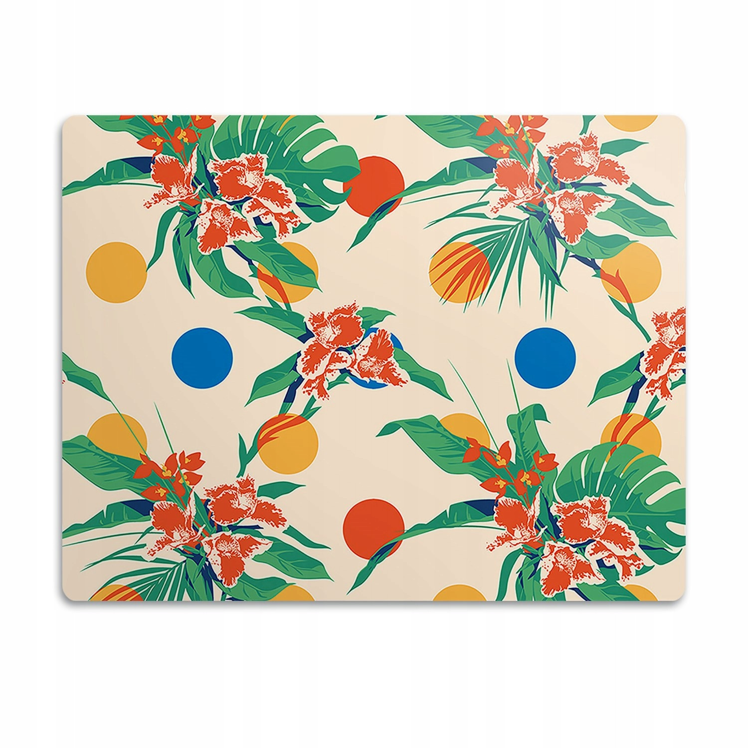 Pro psa kočku podložka pod misky Exotický motiv 60x40