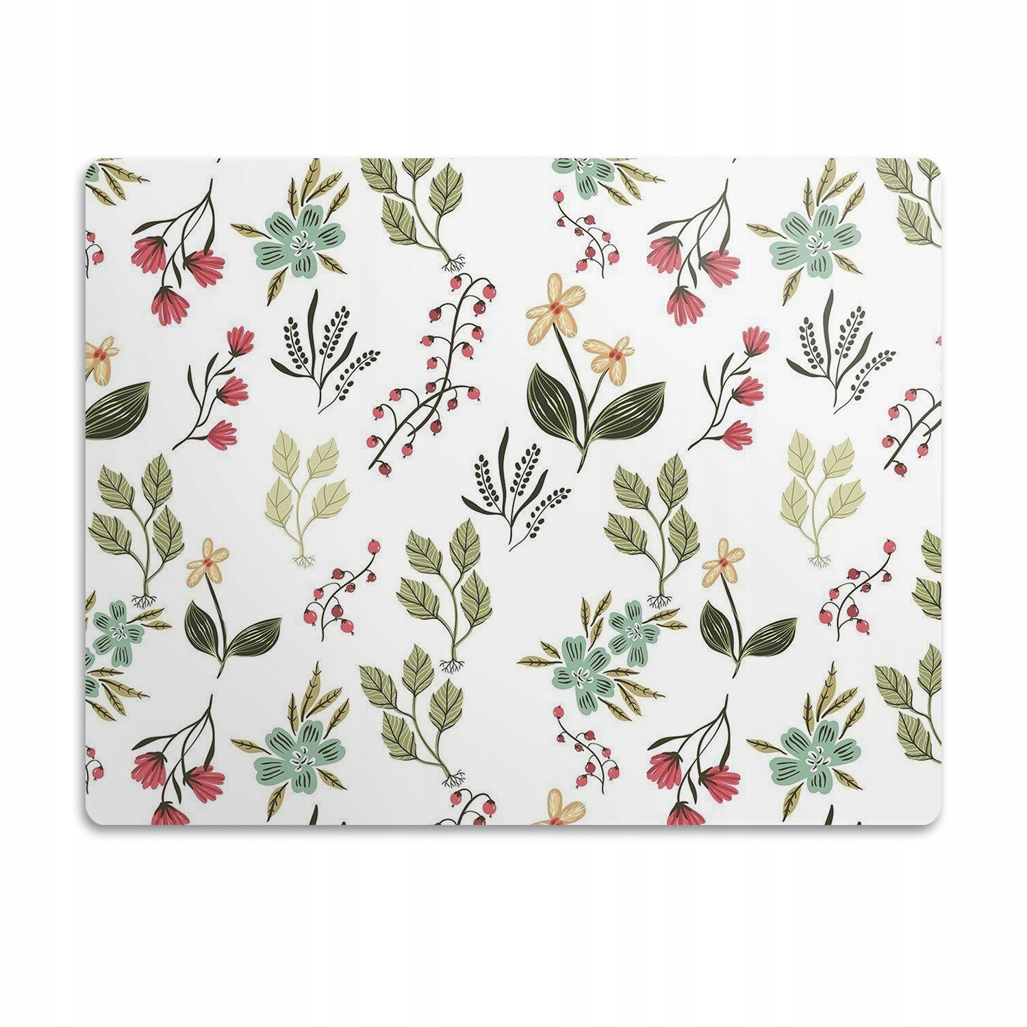 Pro psa kočku podložka pod misku Borůvky a květiny 60x40