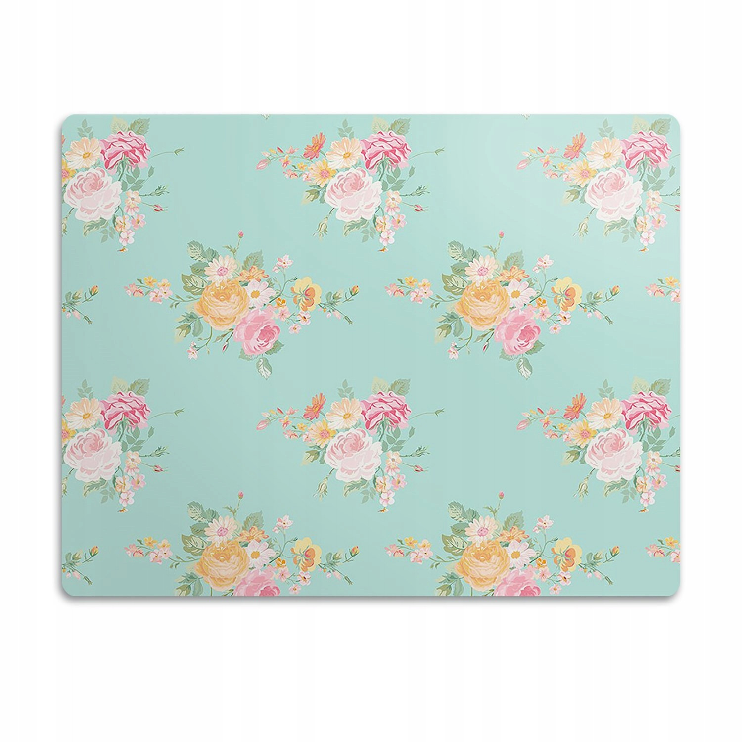 Voděodolná podložka pod misku Pastelové kytice 60x40