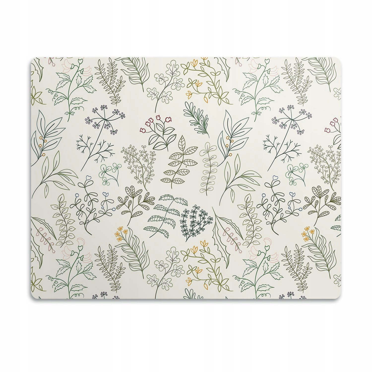 Podložka pod misku pro psa kočku herbář rostliny 60x40