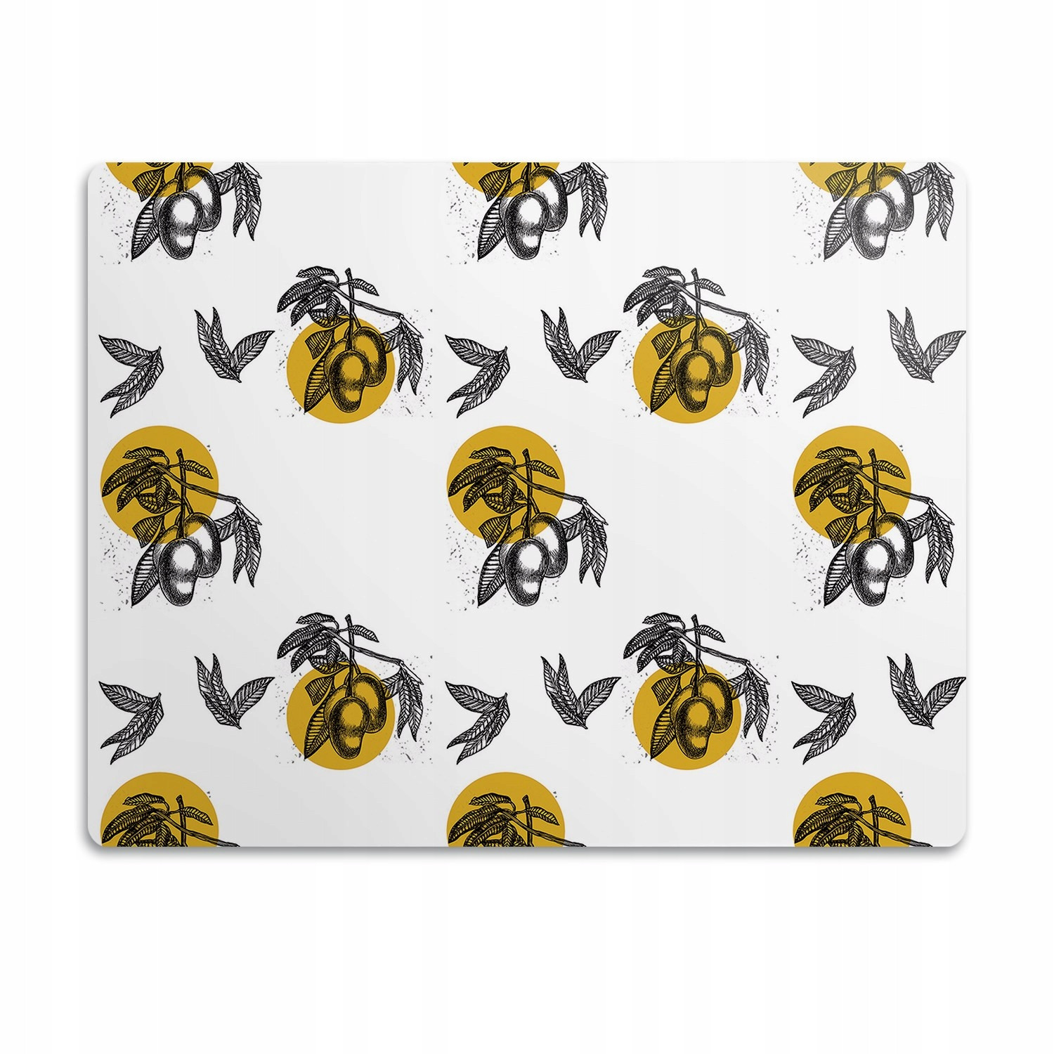 Podložka pod misku pro kočky psa Ovoce na větvičce 60x40