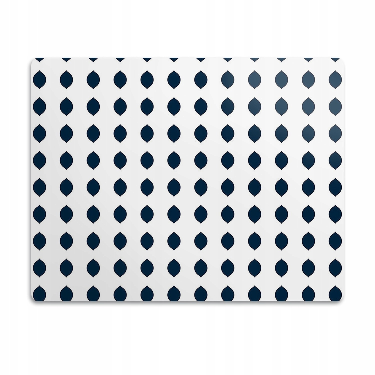 Ochranná podložka pod misky Vzor tmavě modrá 60x40 cm