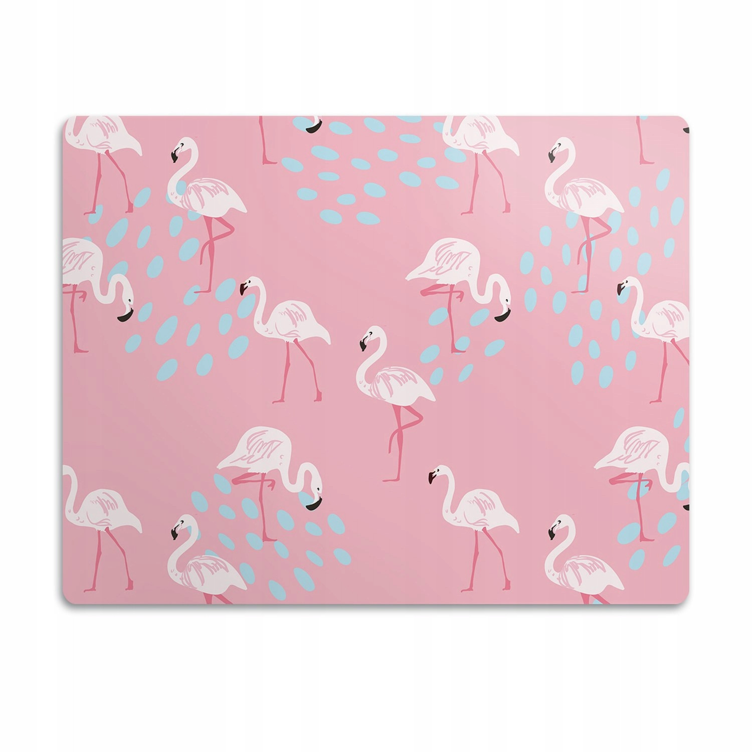 Podložka pod misky pro psa Plameňáci růžová 60x40