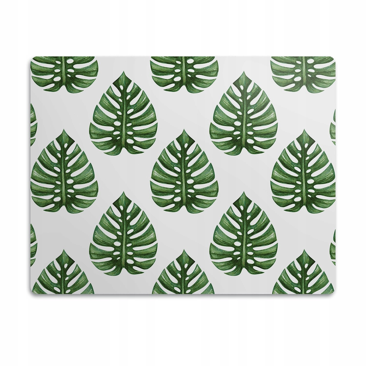 Pro psa a kočku podložka pod misku Zelené listy 60x40