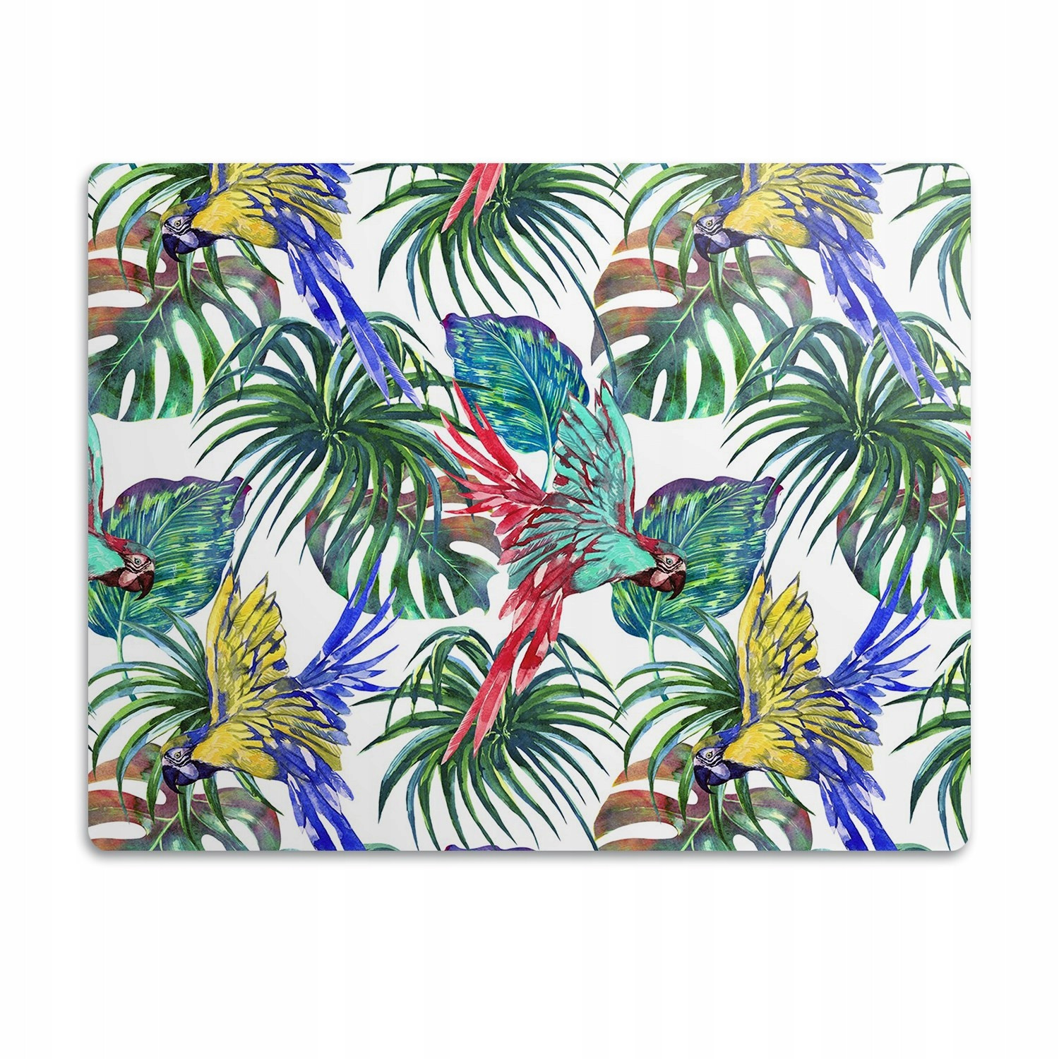 Ochranná podložka pod záchod pro kočky Papoušci 60x40 cm