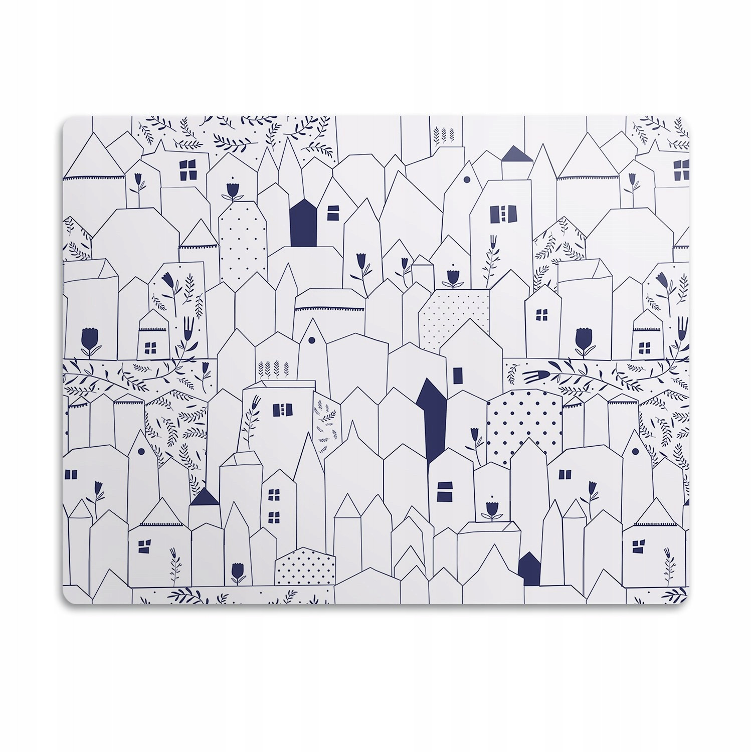 Ochranná podložka pod misku Načrtnuté město 60x40