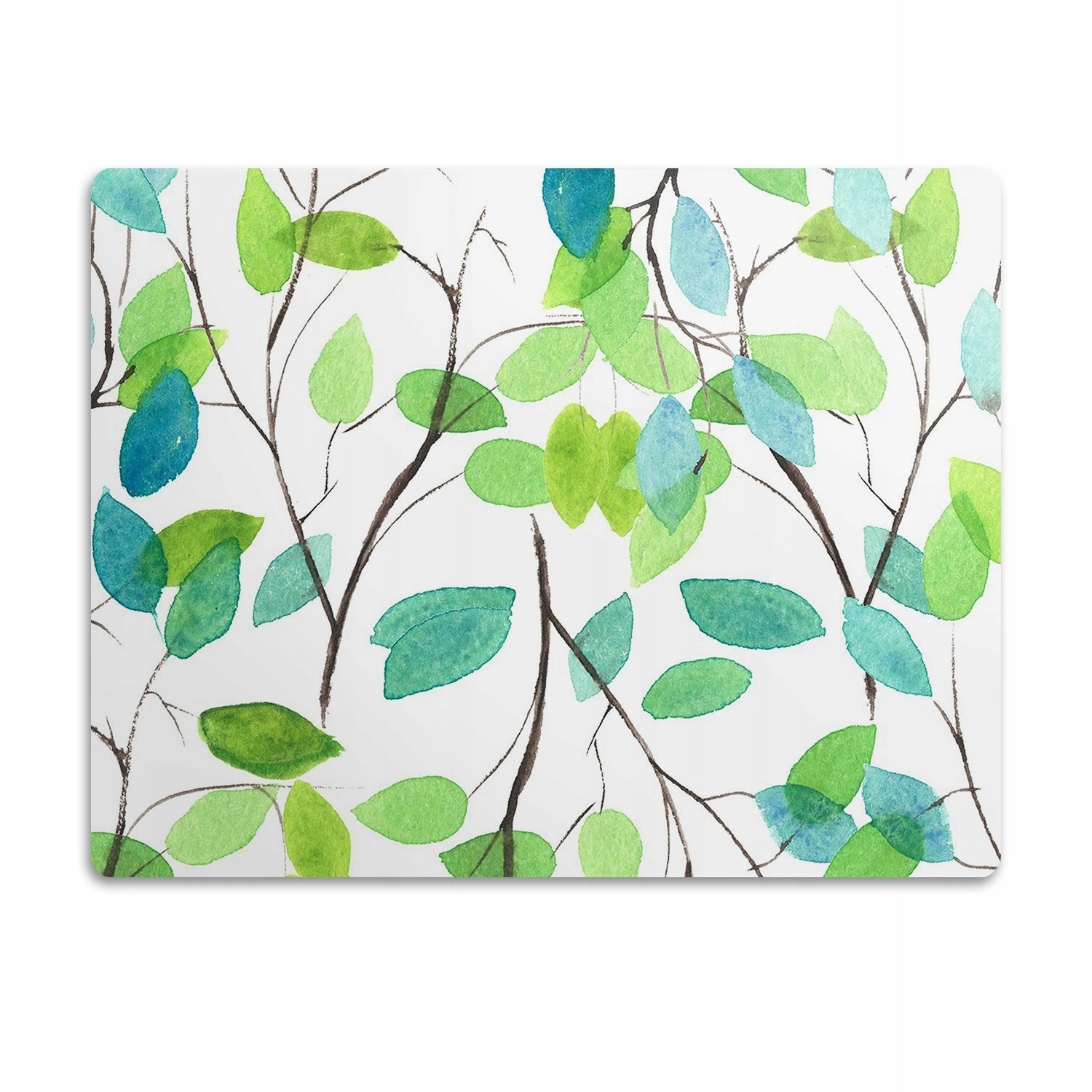 Podložka pod misky Zelené listy a větve 60x40