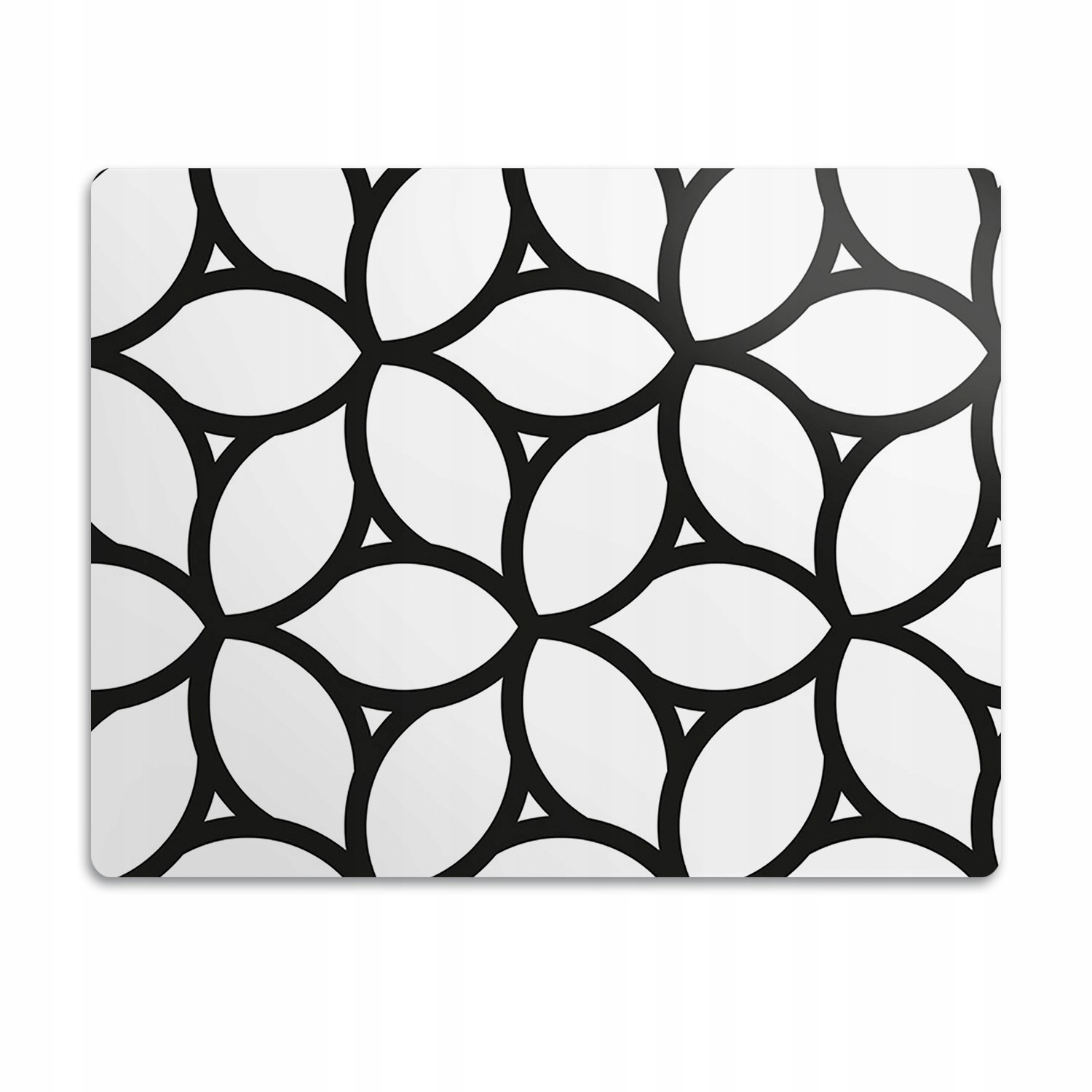 Pro psa podložka pod misku Šablona bílo-černá 60x40