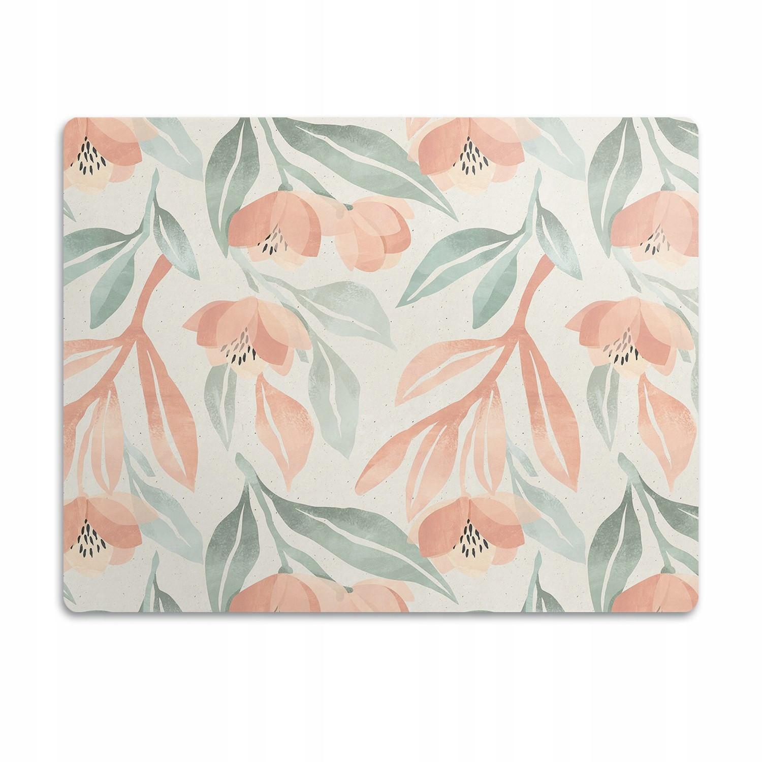 Pro kočky podložka pod záchod Pastelové rostliny 60x40cm