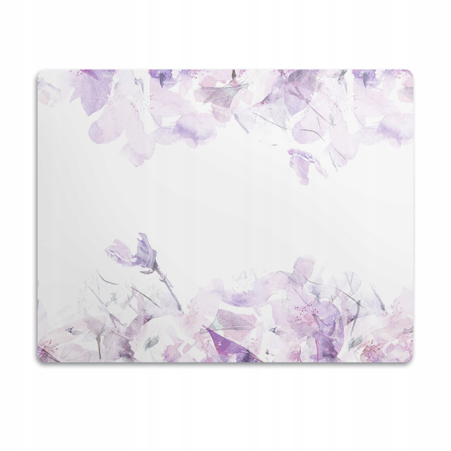 Ochranná podložka pod misky Fialové květy 60x40 cm