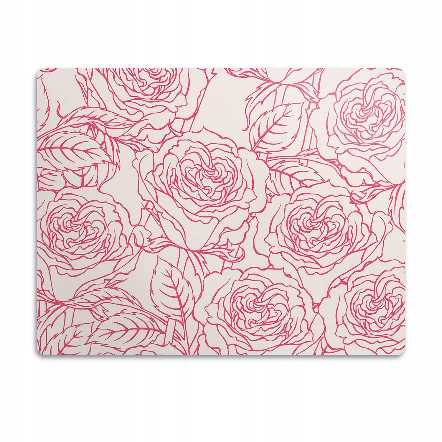 Ochranná podložka pod misku Růže Doodle 60x40 cm