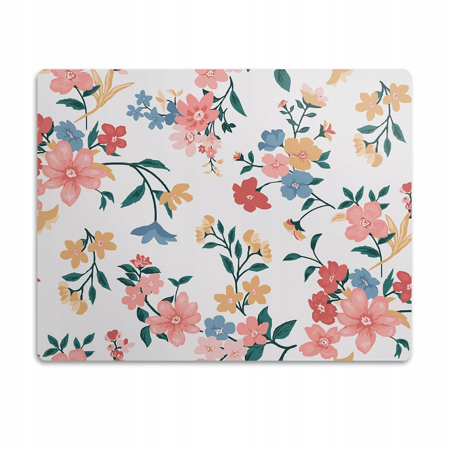 Podložka pro psa pod misku Barevné květiny 60x40