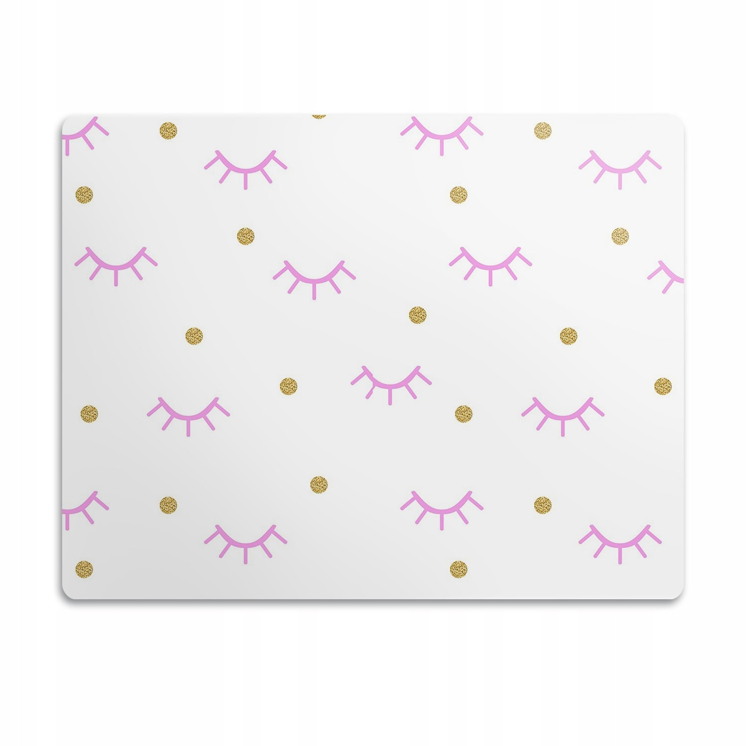 Voděodolná podložka pod misku Řasy a puntíky 60x40 cm